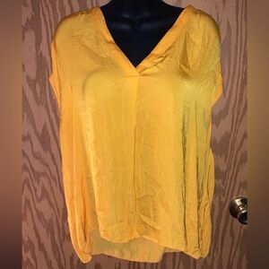Yellow Sleeveless Women's Top